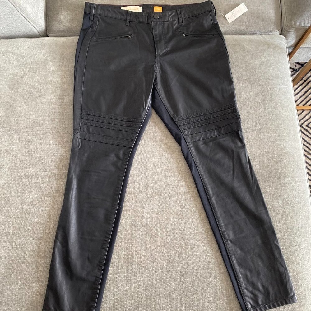 Anthropologie Faux Leather Skinny Pants - Picture 1 of 2